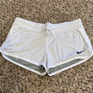 Nike reversible white and grey shorts size small